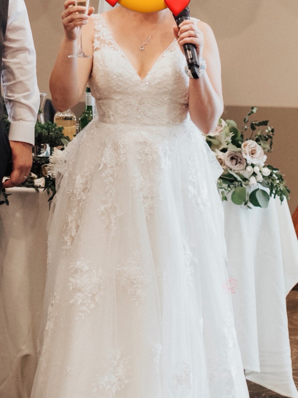 Maggie Sottero White Lace A-Line Wedding Dress - Picture 6 of 16